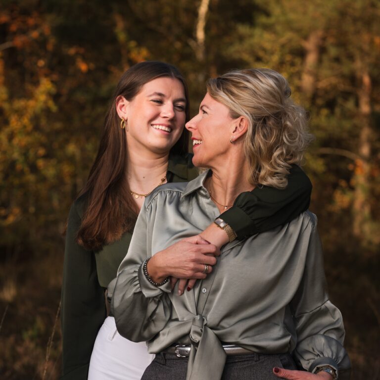 puur portret moeder en dochter